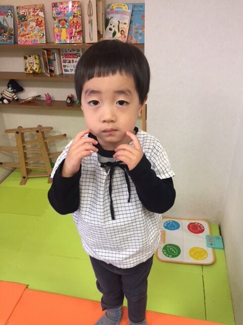 I became a 3-year-old！！☆